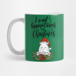 A Hippopotamus for Christmas Mug